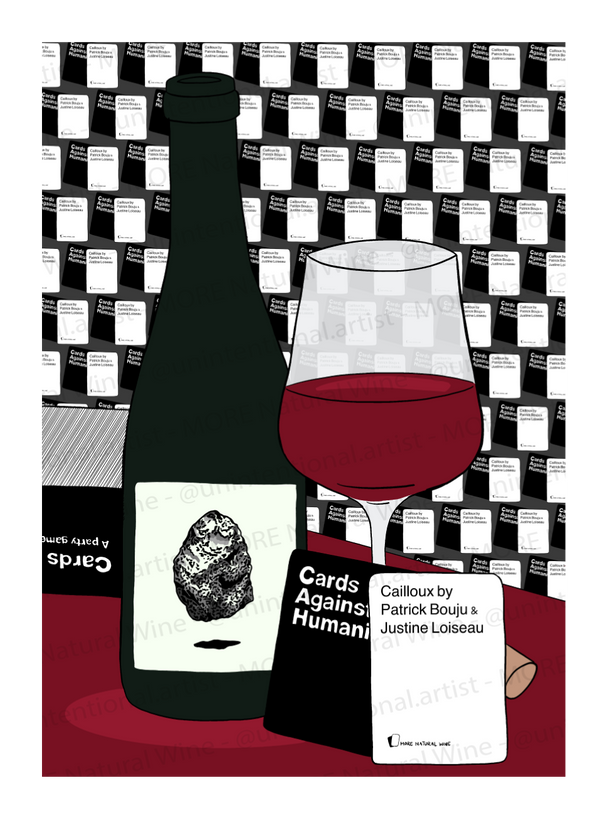 Patrick Bouju and Justine Loiseau | Natural Wine Artwork Poster