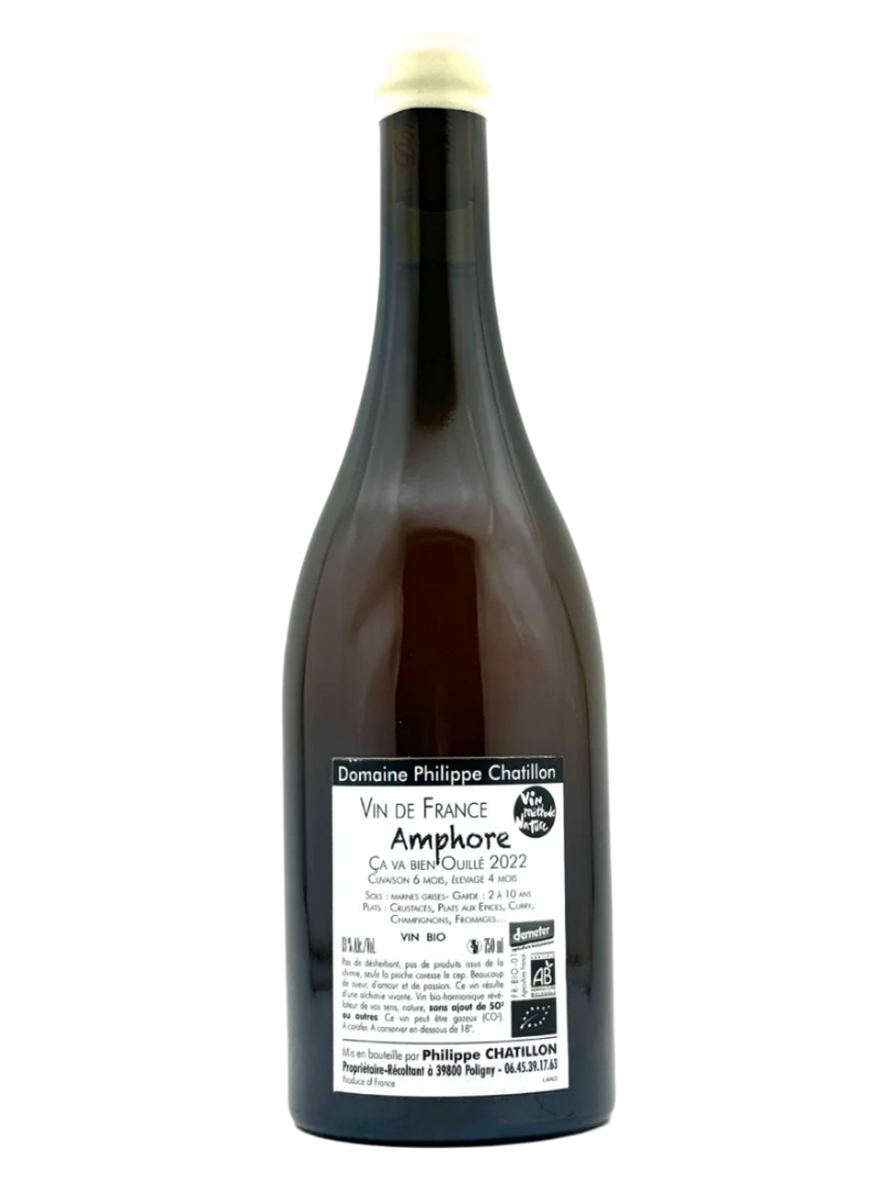 Arbois Amphora 2022 | Natural Wine by Philippe Chatillon.