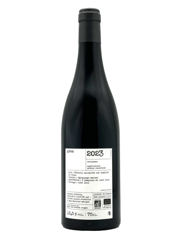 Gibus Trousseau | Natural Wine by Les Bottes Rouge.