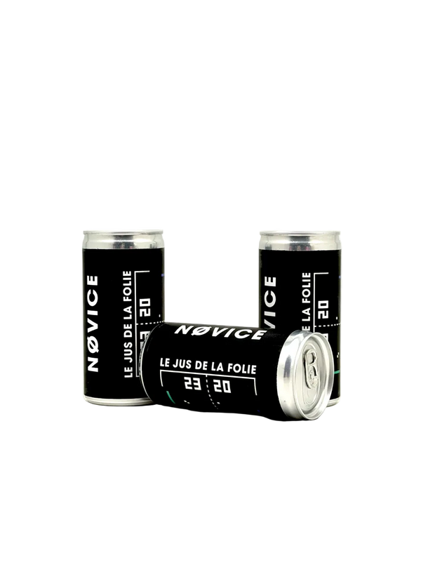novice - le jus de la folie wine can