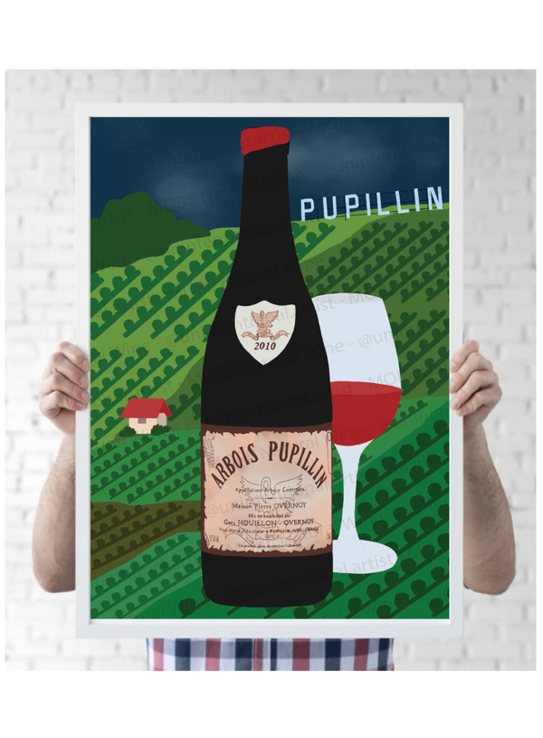 Pierre Overnoy Artwork Jura Poster Overnoy-hoillon Arbois Pupillin