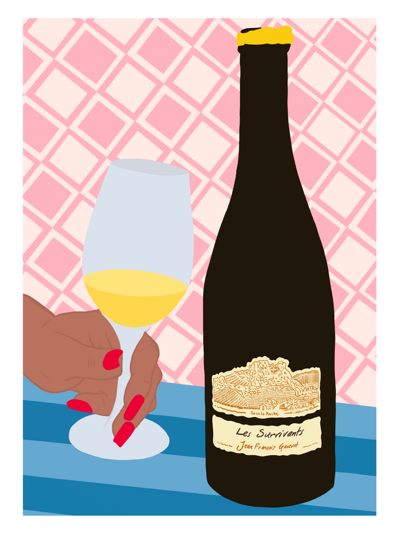 Jean Francois Ganevat Natural Wine Artwort Poster | MORE Natural Wine