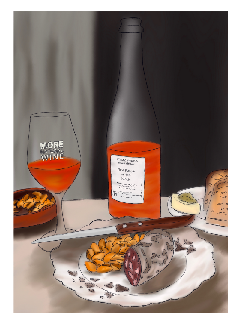 MORE Natural Wine Bar Artwork Poster | MORE Natural Wine