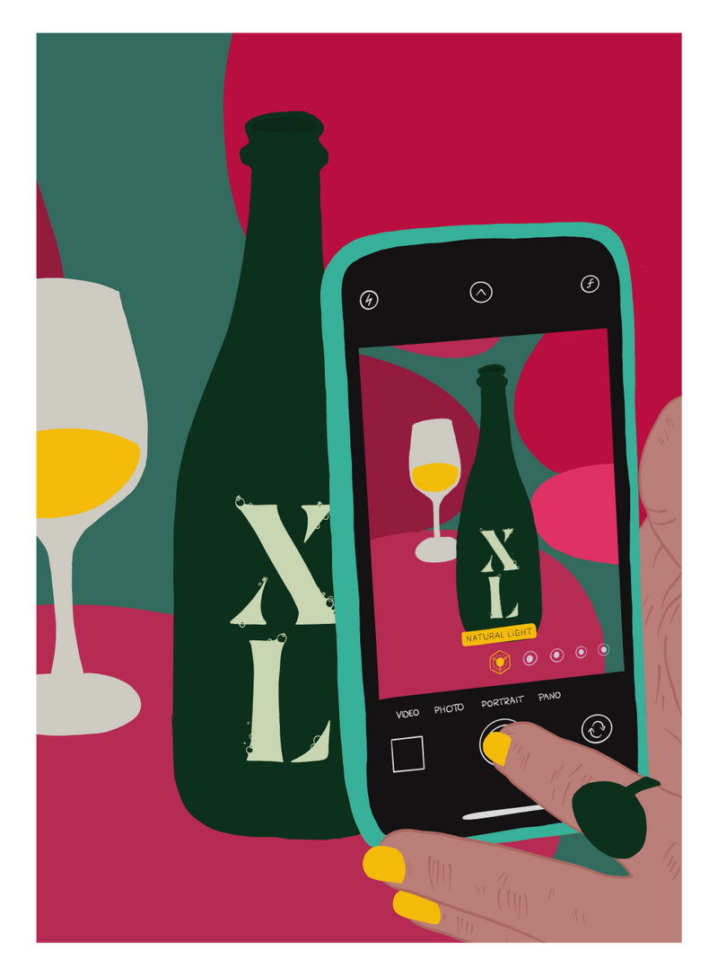 Partida Creus Phone Natural Wine Art Poster | MORE Natural Wine