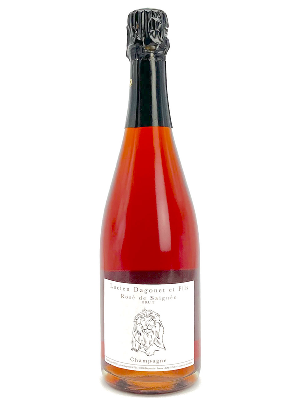 Champagne Rosé de Saignée Brut | Natural Wine by Lucien Dagonet.