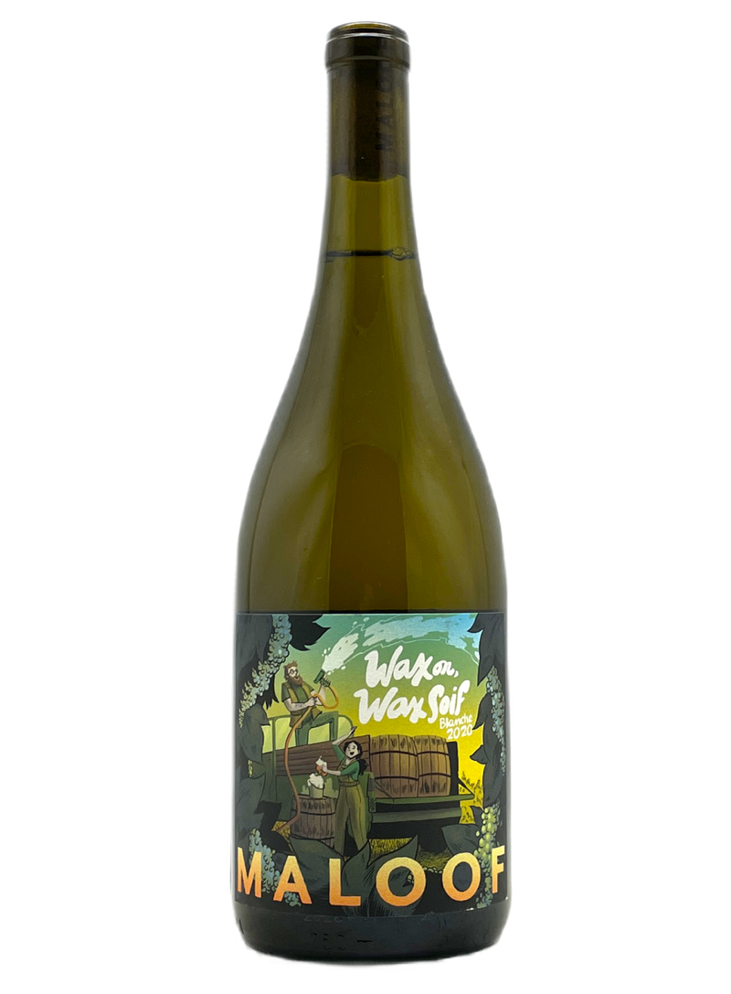 Wax on, Wax Soif Blanche | Natural Wine by Maloof Wines (USA).